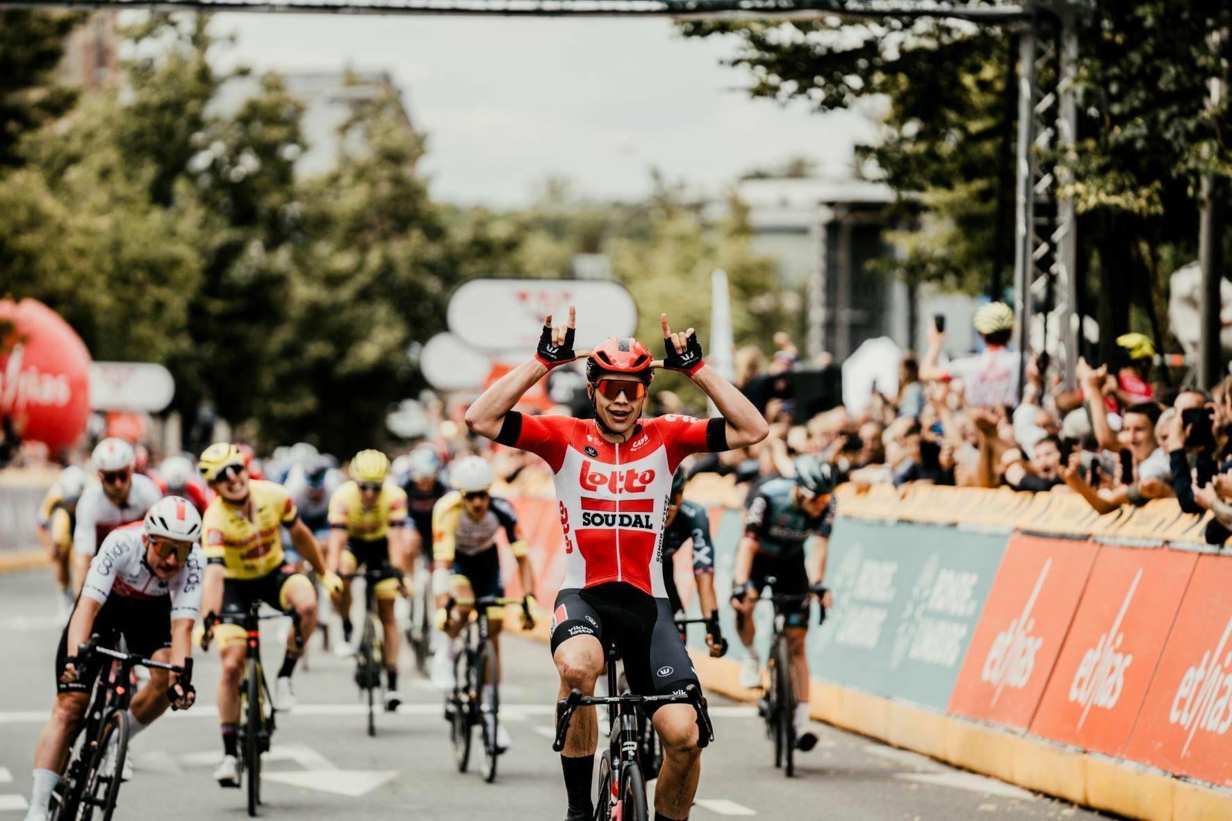 De Lie sprints to victory on the Eeuwfeestwal