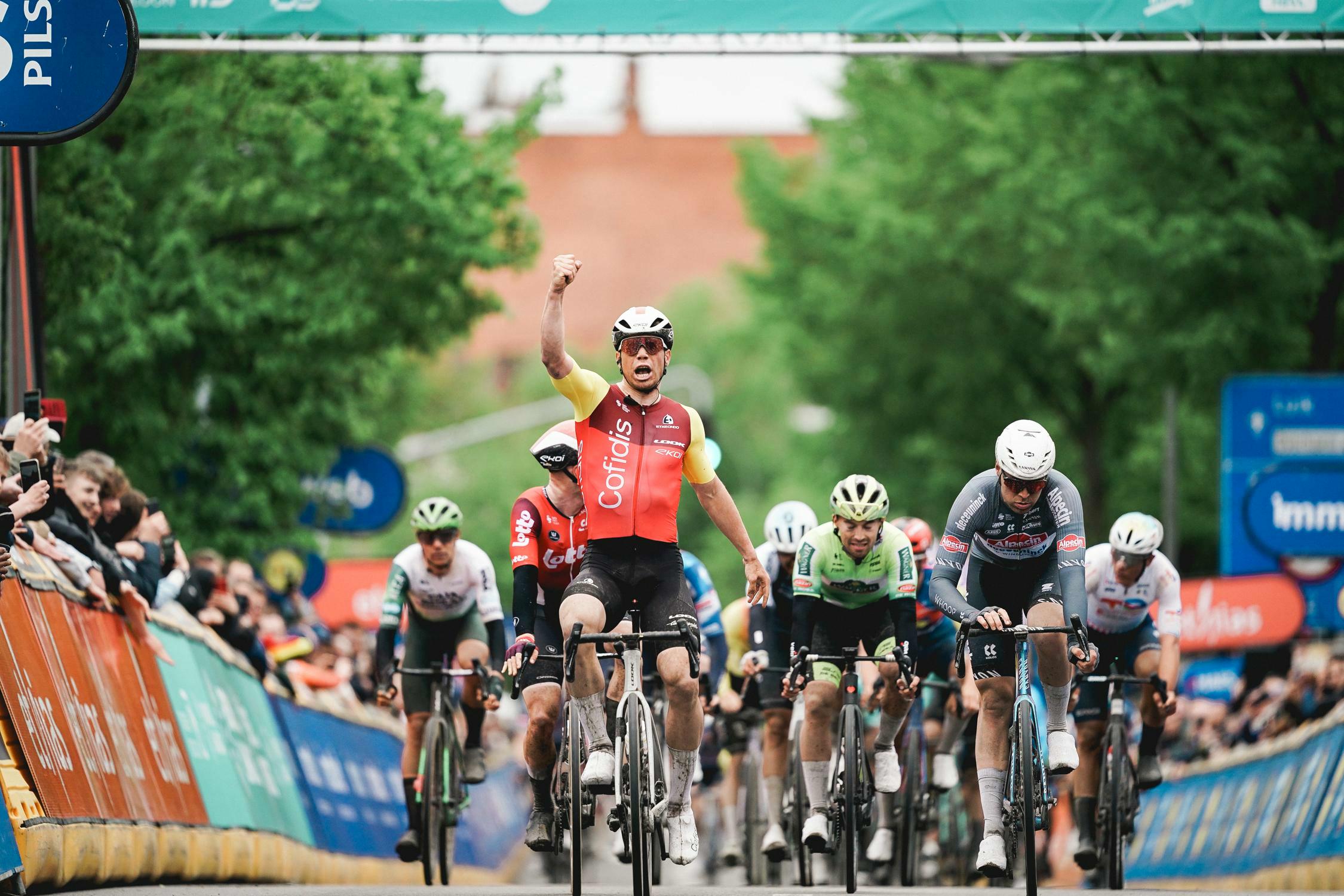 Fretin sprint naar winst op Elisabethwal